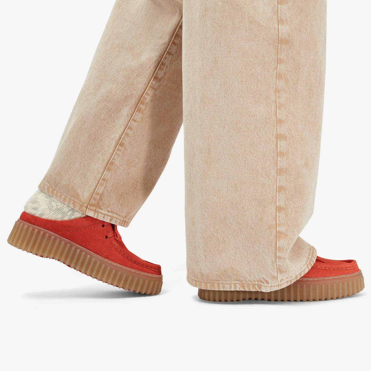 Clarks Torhill Mule Coral Suede