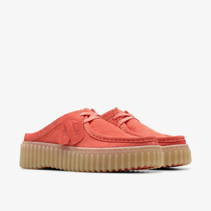 Clarks Torhill Mule Coral Suede