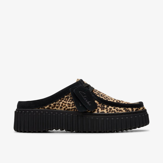 Clarks Torhill Mule Leopard Print