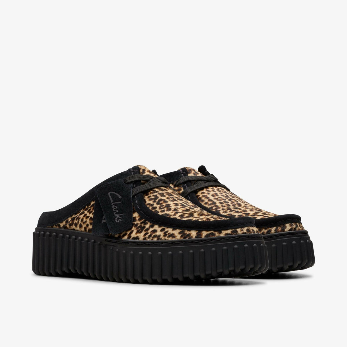 Clarks Torhill Mule Leopard Print