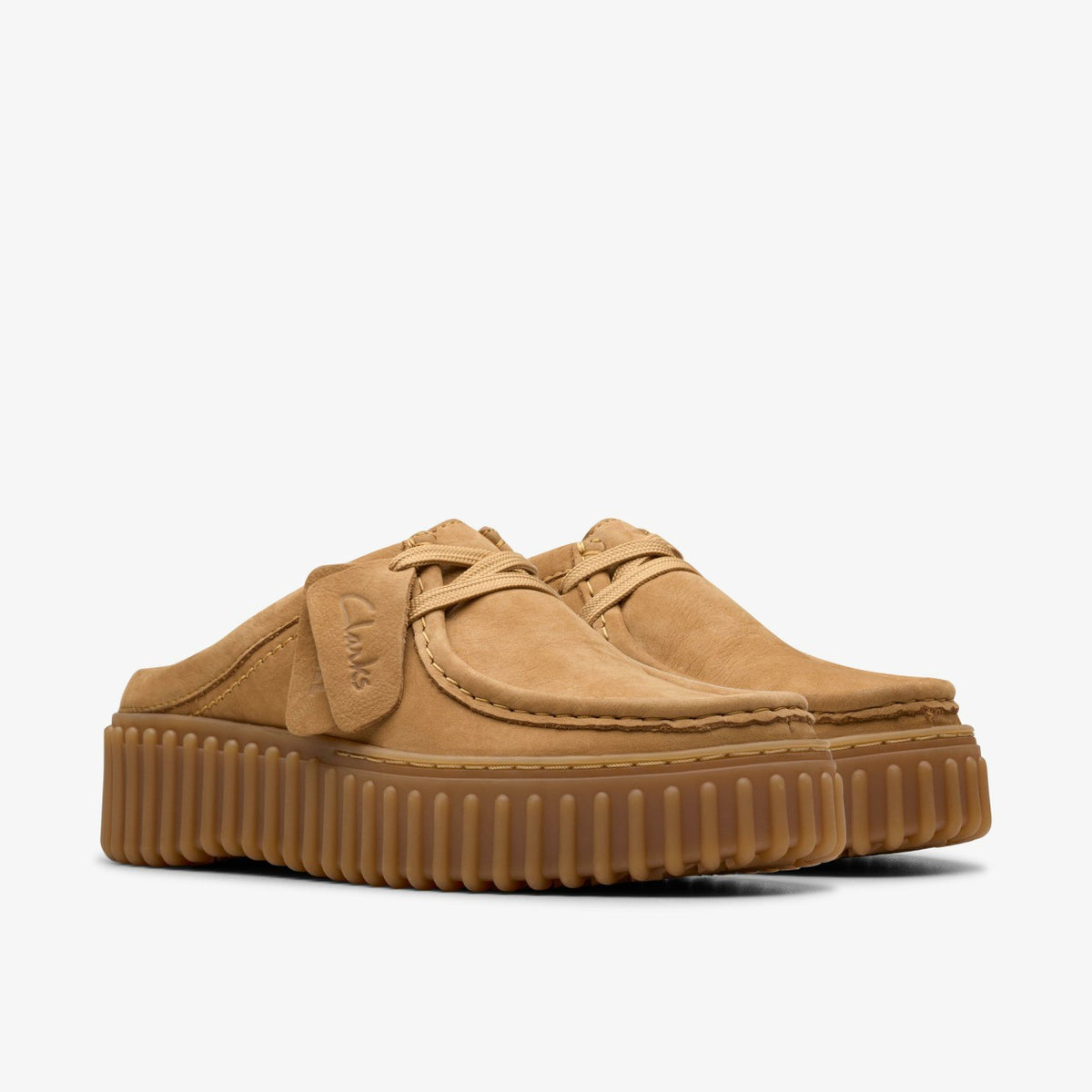 Clarks Torhill Mule Light Tan Nubuck