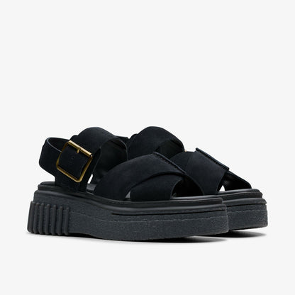 Clarks Evamar Wish Black Suede