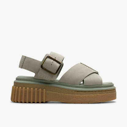 Clarks Evamar Wish Light Green Suede