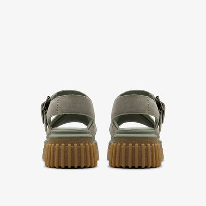 Clarks Evamar Wish Light Green Suede