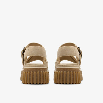 Clarks Evamar Wish Ecru Suede