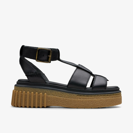 Clarks Evamar Sun Black Leather