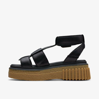 Clarks Evamar Sun Black Leather