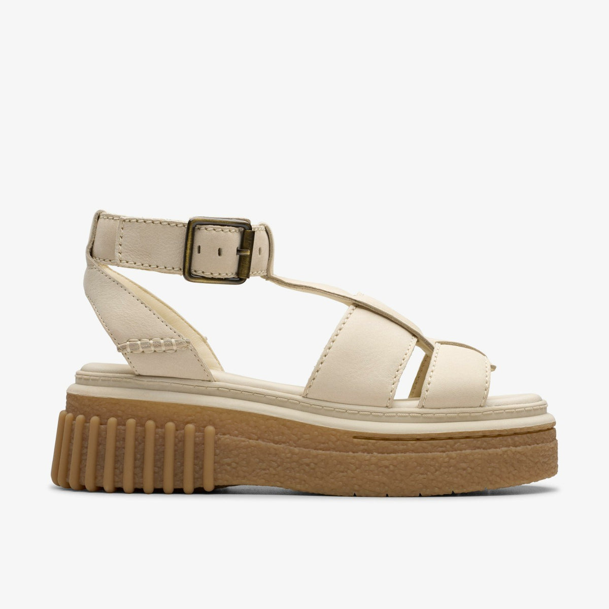 Clarks Evamar Sun Cream Leather