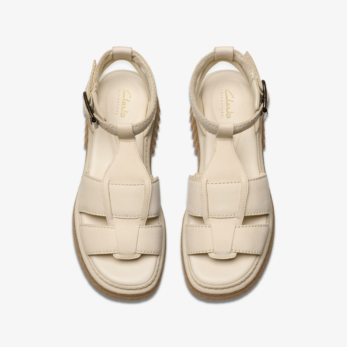 Clarks Evamar Sun Cream Leather