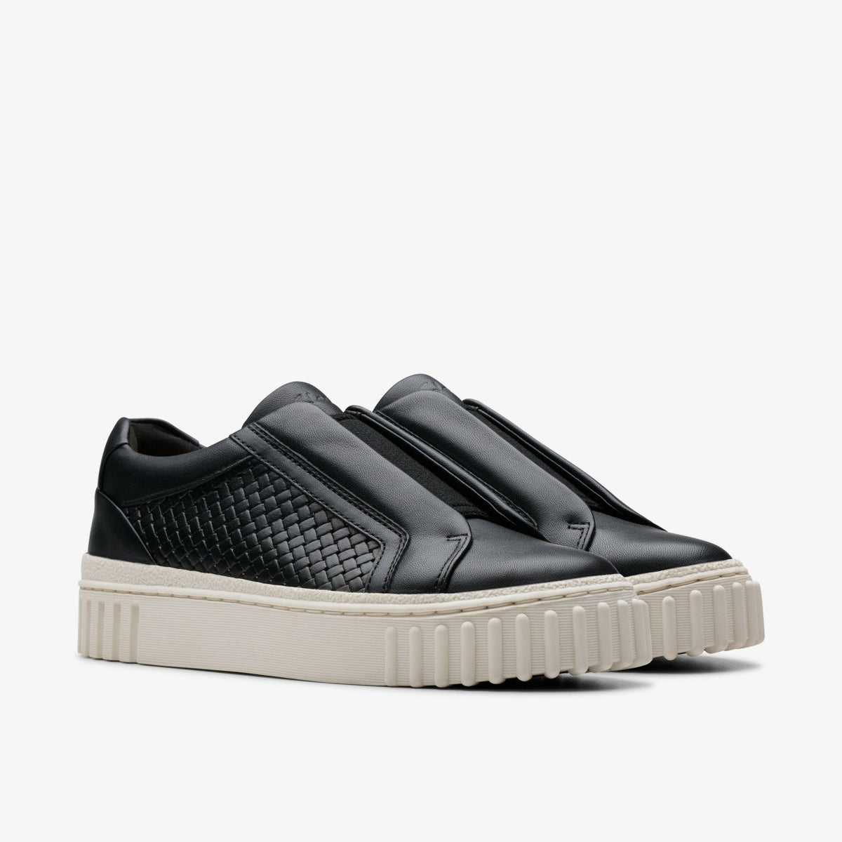 Clarks Mayhill Bay Black Leather
