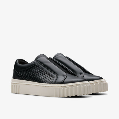 Clarks Mayhill Bay Black Leather