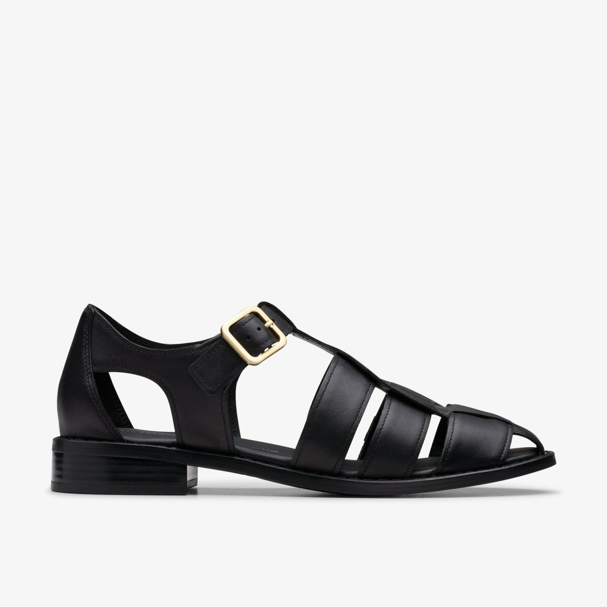 Clarks Hana Sun Black Leather