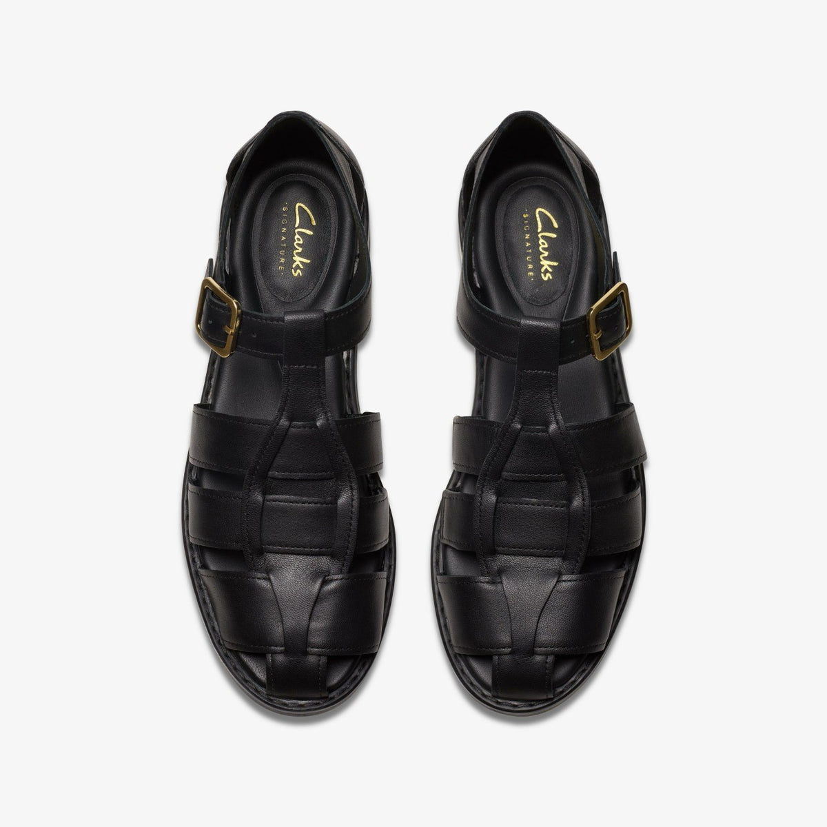 Clarks Hana Sun Black Leather