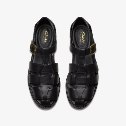 Clarks Hana Sun Black Leather