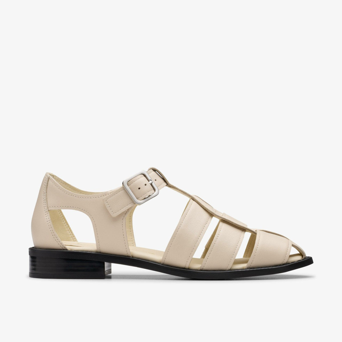 Clarks Hana Sun Off White Leather