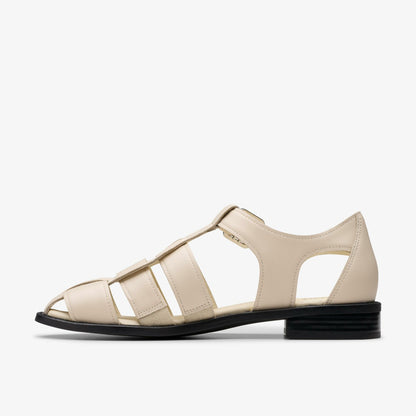 Clarks Hana Sun Off White Leather