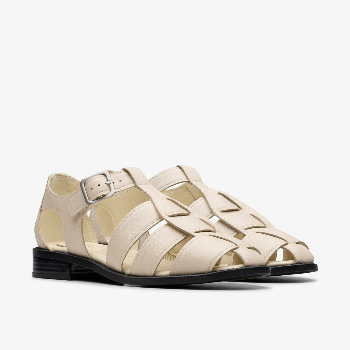 Clarks Hana Sun Off White Leather