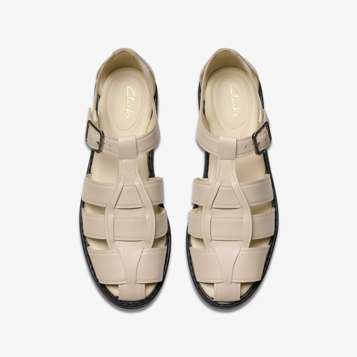 Clarks Hana Sun Off White Leather
