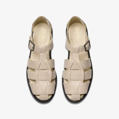 Clarks Hana Sun Off White Leather