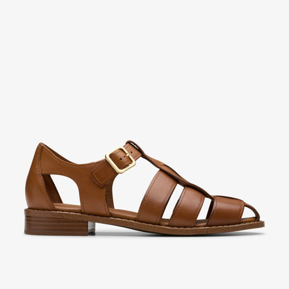 Clarks Hana Sun Tan Leather