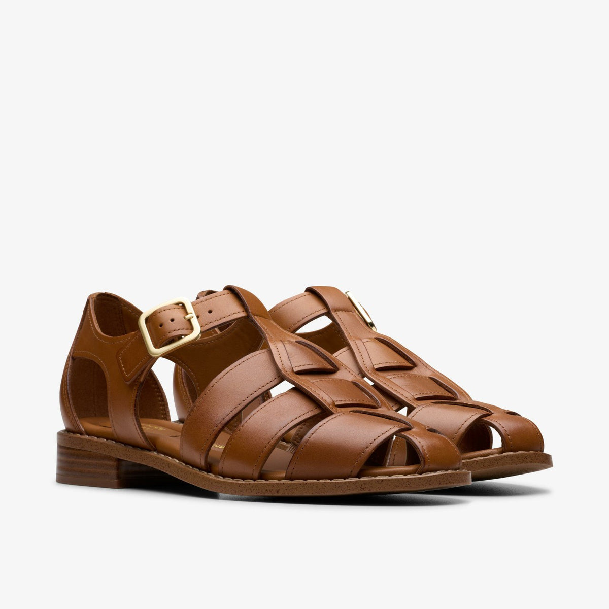Clarks Hana Sun Tan Leather