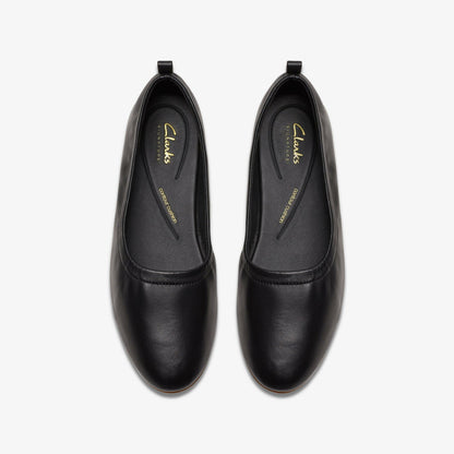 Clarks Fawna Soft Black Leather