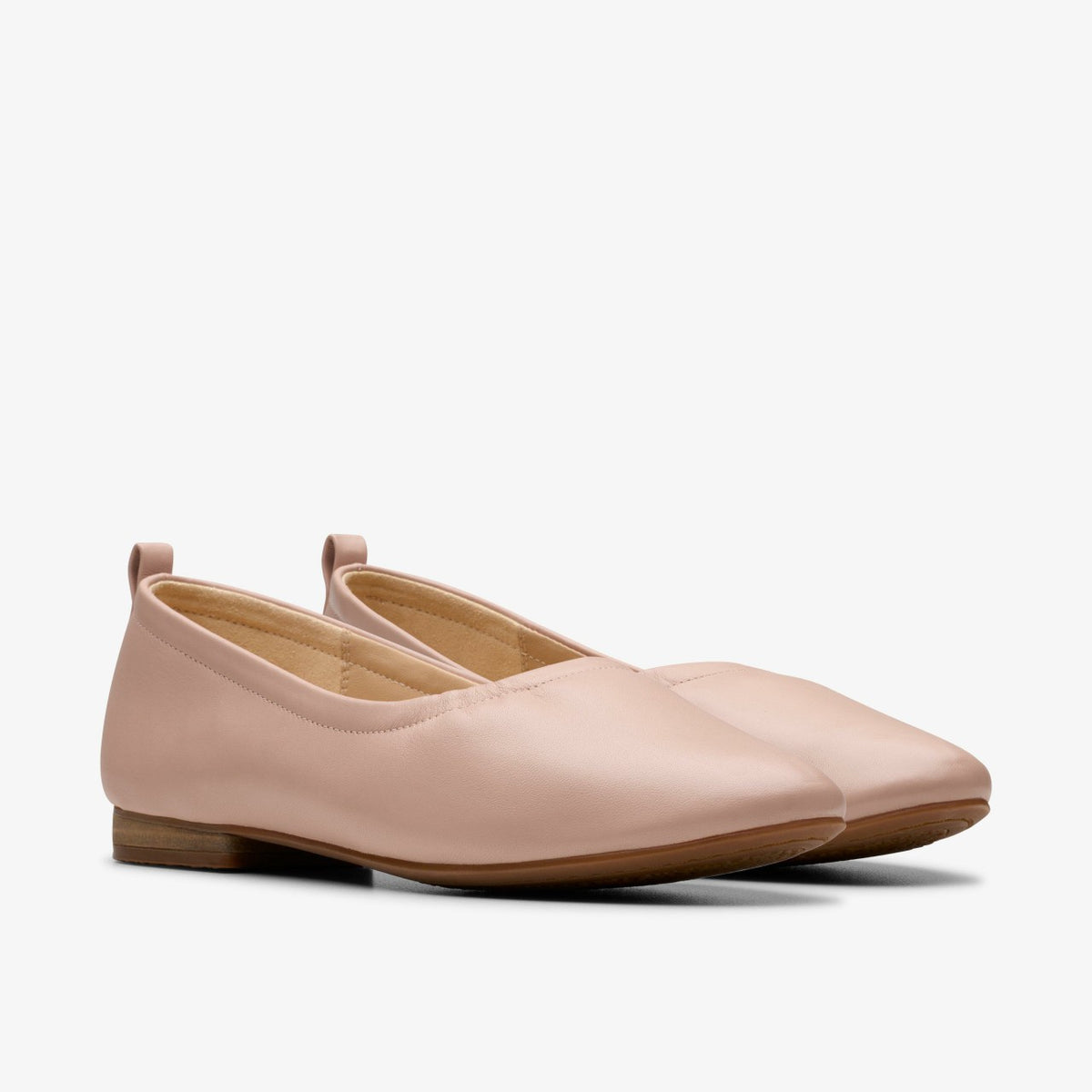 Clarks Fawna Soft Light Pink Leather