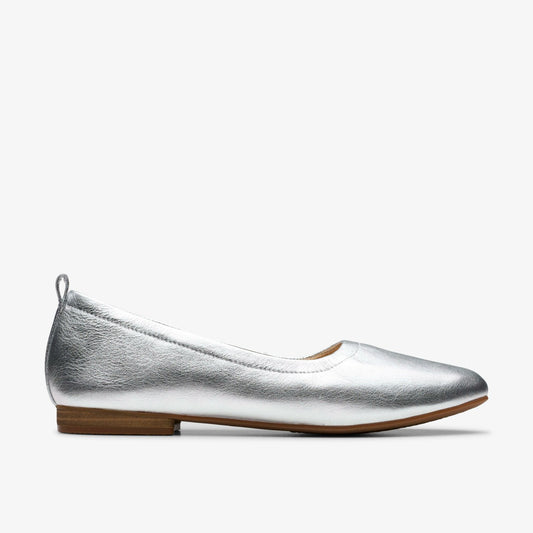 Clarks Fawna Soft Silver Metallic