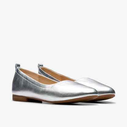 Clarks Fawna Soft Silver Metallic