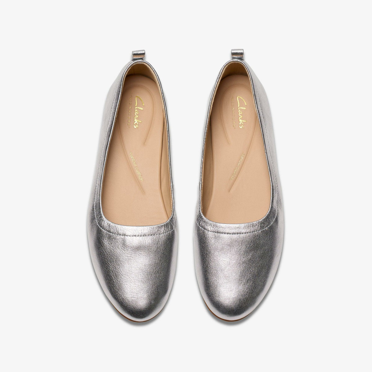 Clarks Fawna Soft Silver Metallic