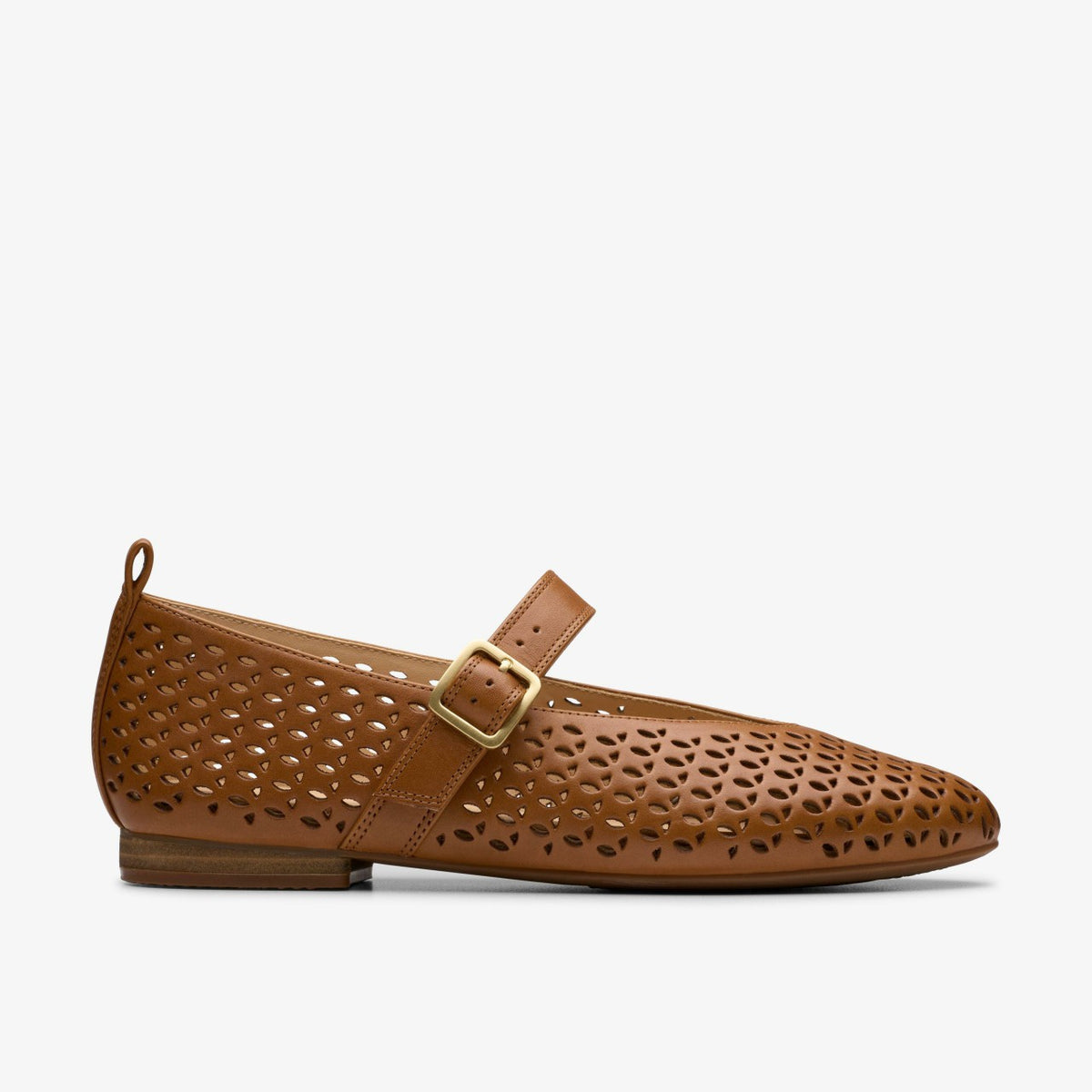 Clarks Fawna Jane Tan Leather