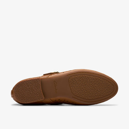 Clarks Fawna Jane Tan Leather