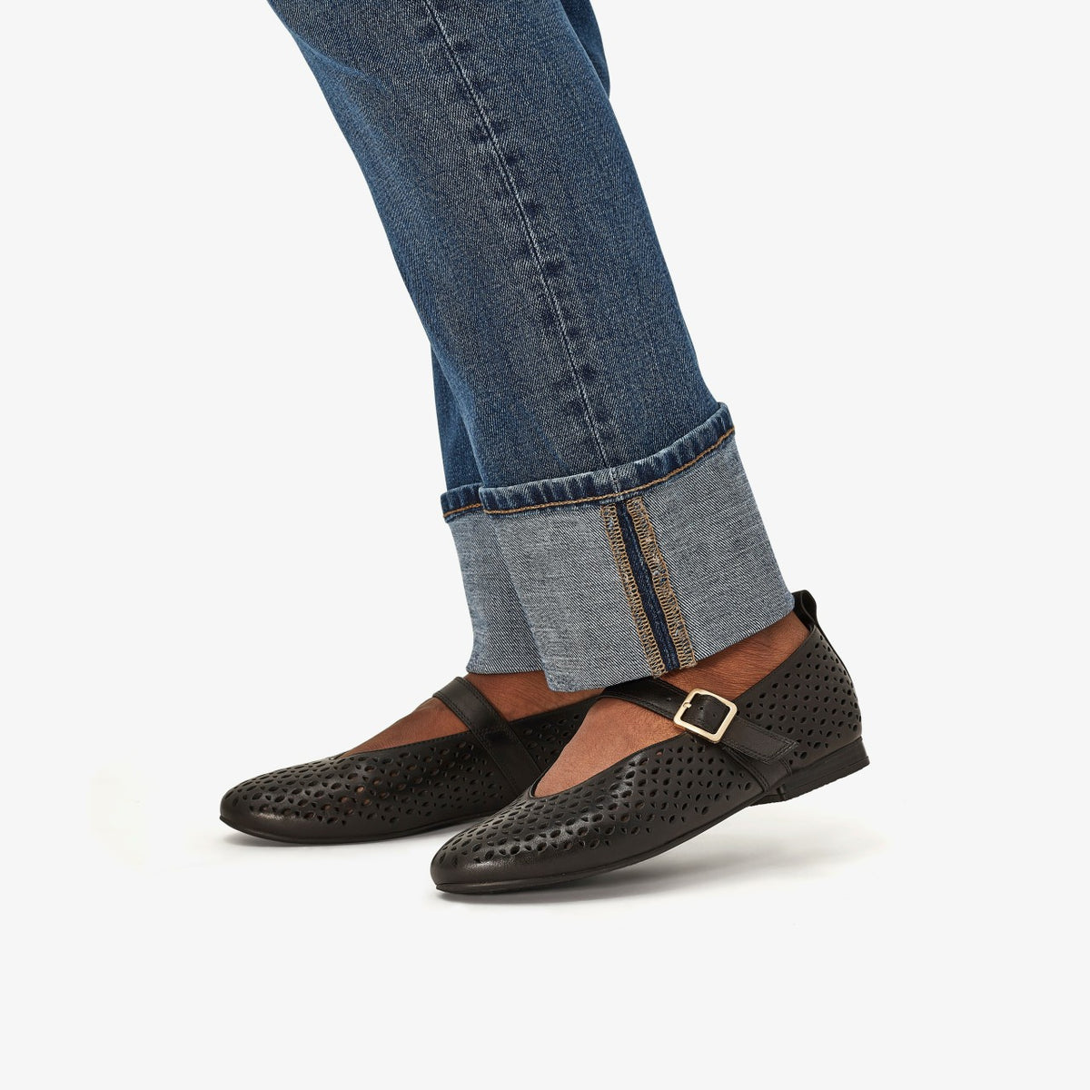 Clarks Fawna Jane Black Leather