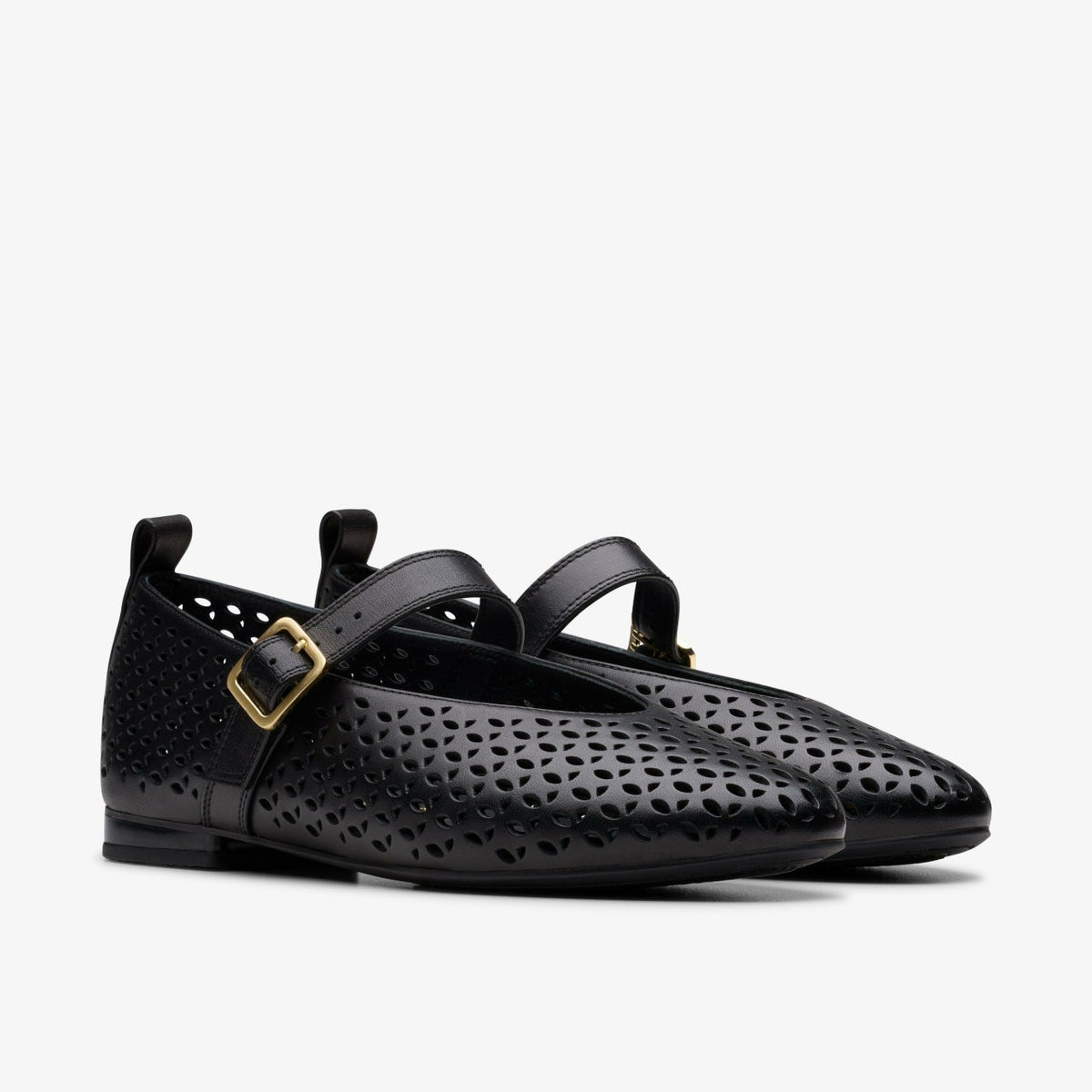 Clarks Fawna Jane Black Leather