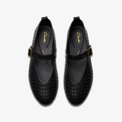 Clarks Fawna Jane Black Leather