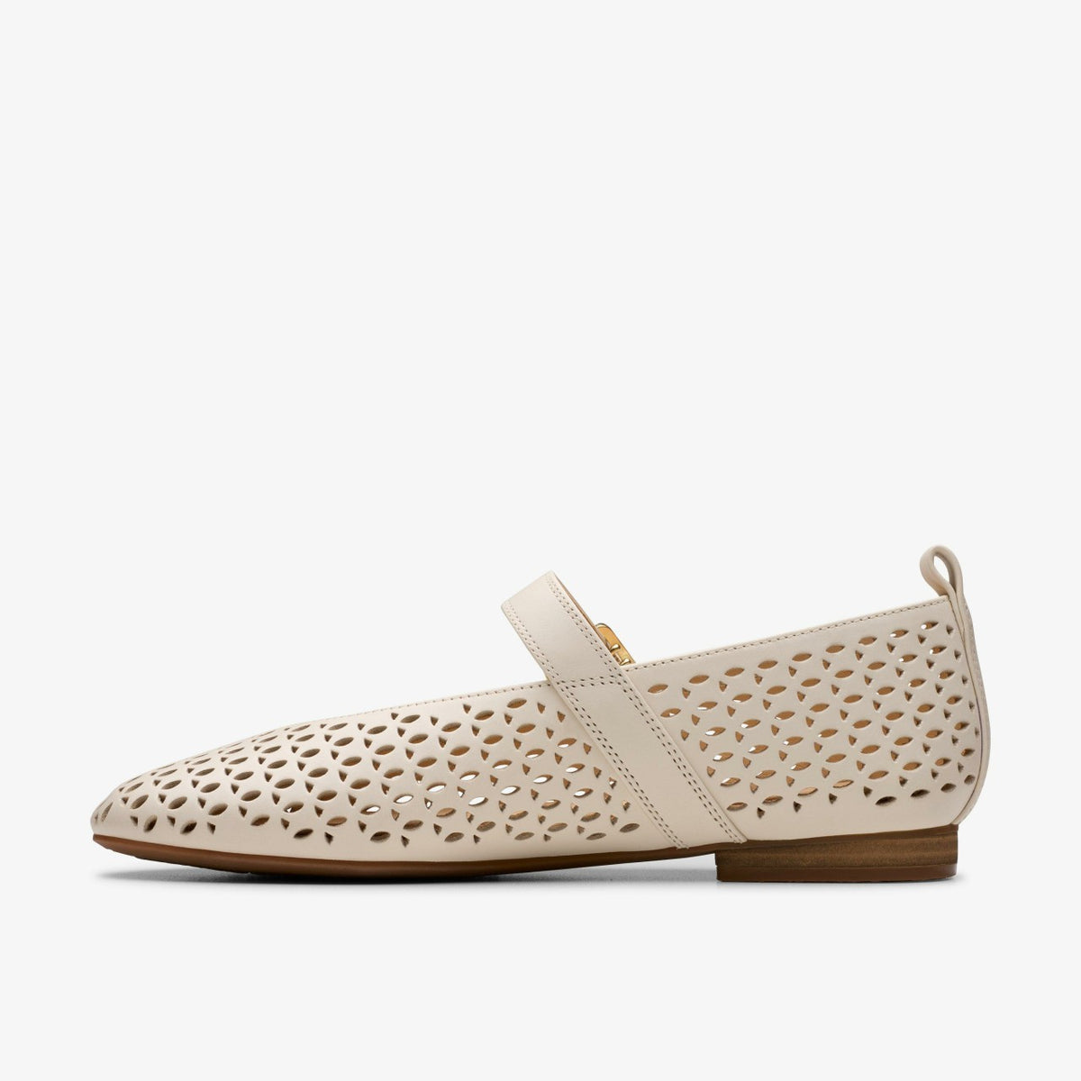 Clarks Fawna Jane Cream Leather