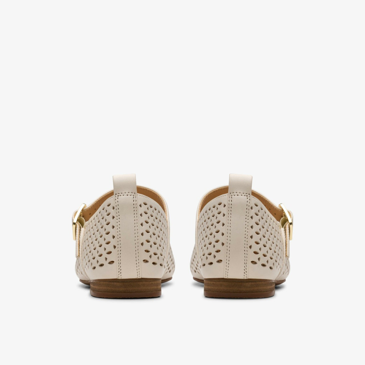 Clarks Fawna Jane Cream Leather