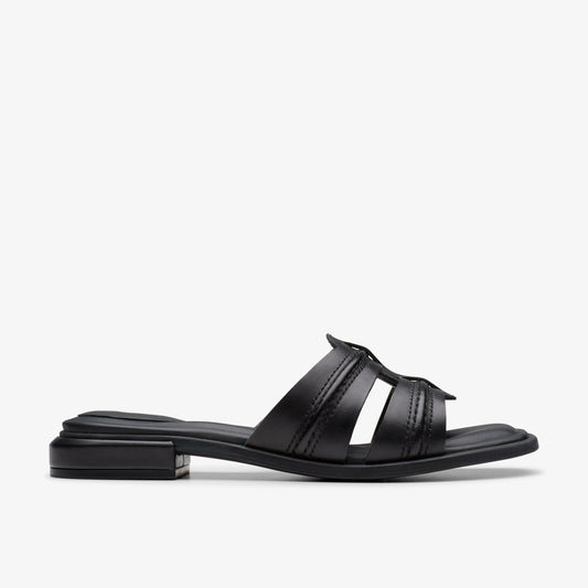 Clarks Ariany Mule Black Leather