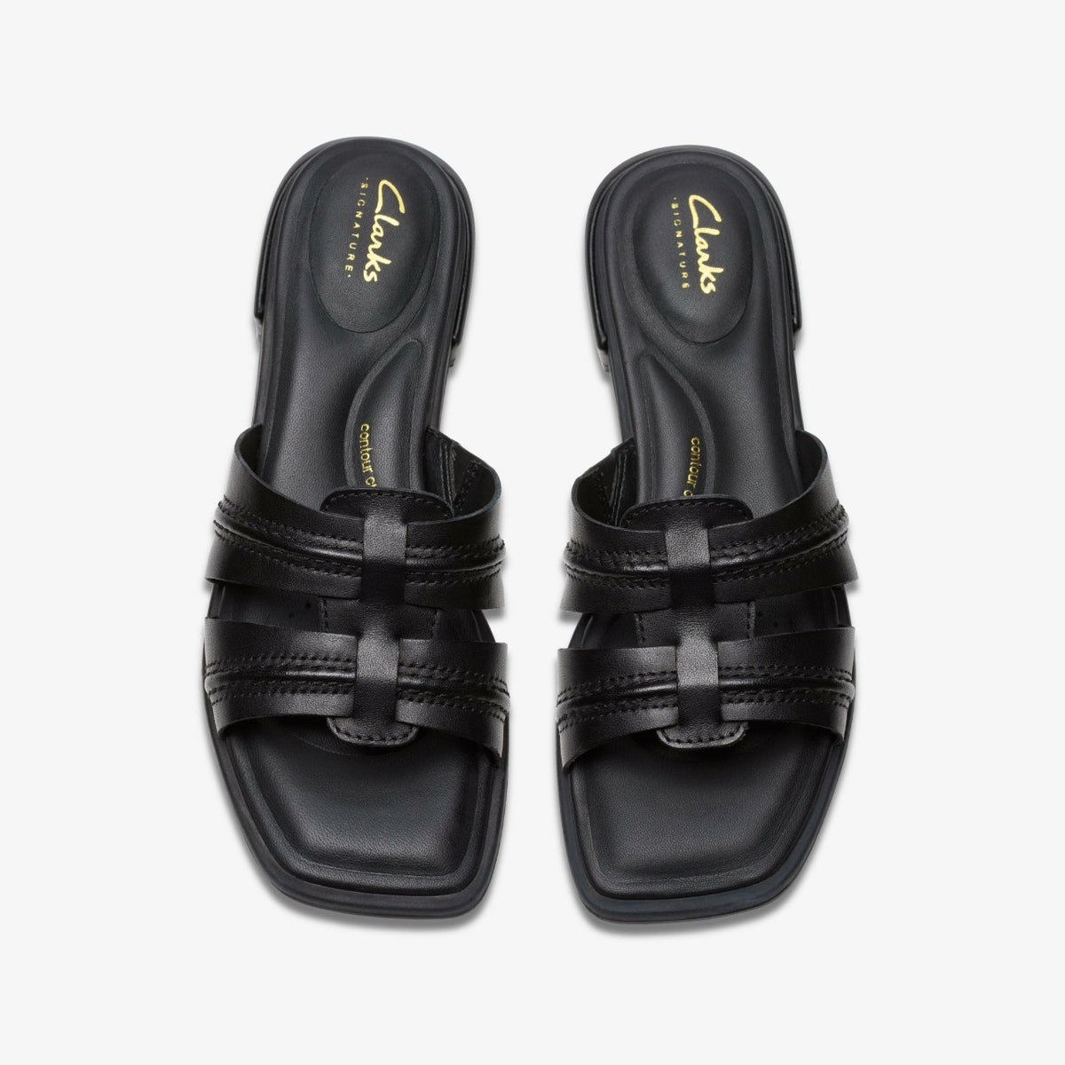 Clarks Ariany Mule Black Leather
