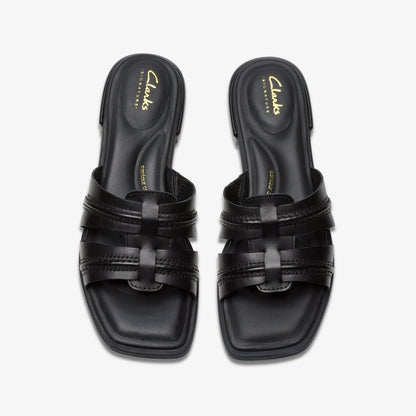 Clarks Ariany Mule Black Leather