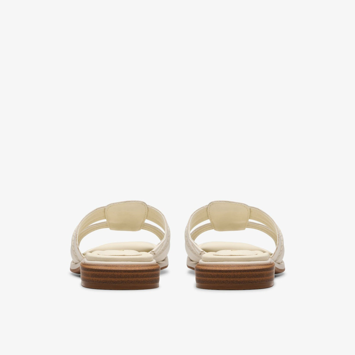 Clarks Ariany Mule Cream Leather