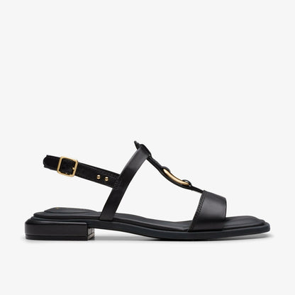 Clarks Ariany Sling Black Leather