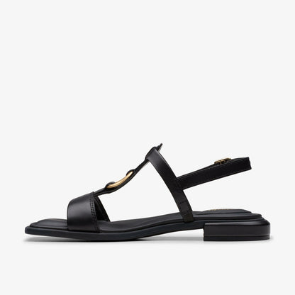 Clarks Ariany Sling Black Leather