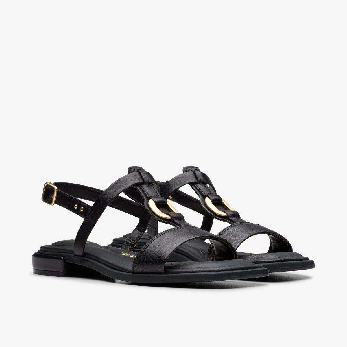 Clarks Ariany Sling Black Leather