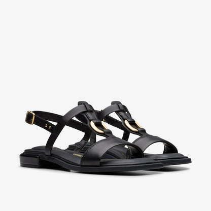 Clarks Ariany Sling Black Leather
