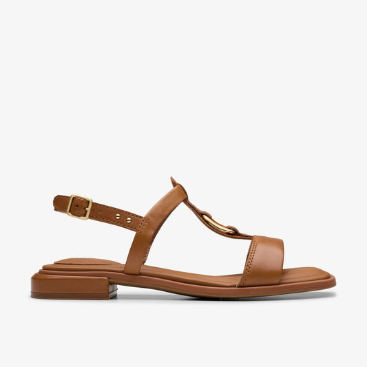 Clarks Ariany Sling Tan Leather