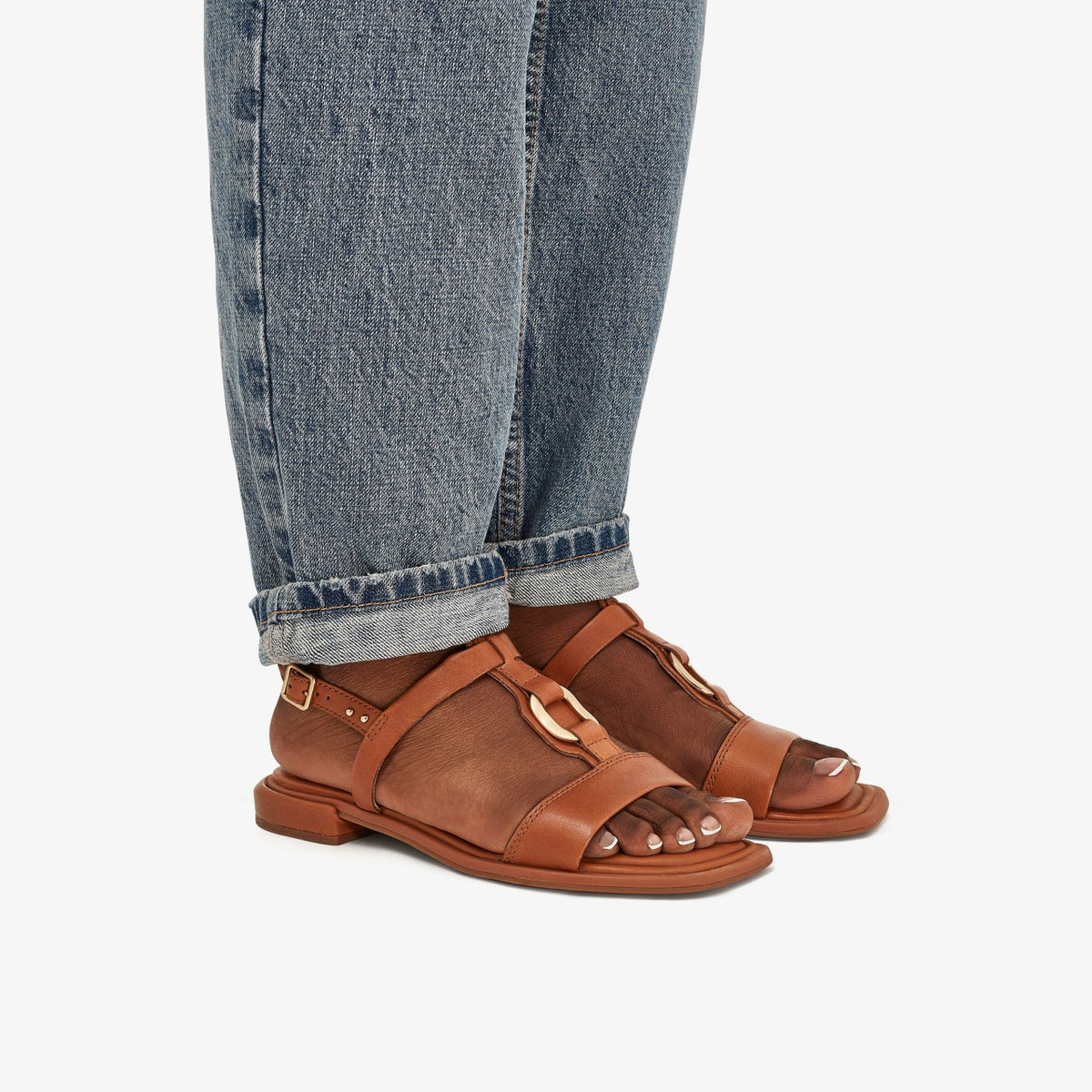 Clarks Ariany Sling Tan Leather