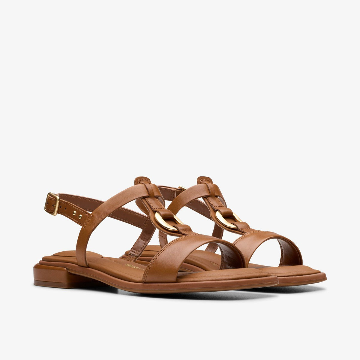 Clarks Ariany Sling Tan Leather