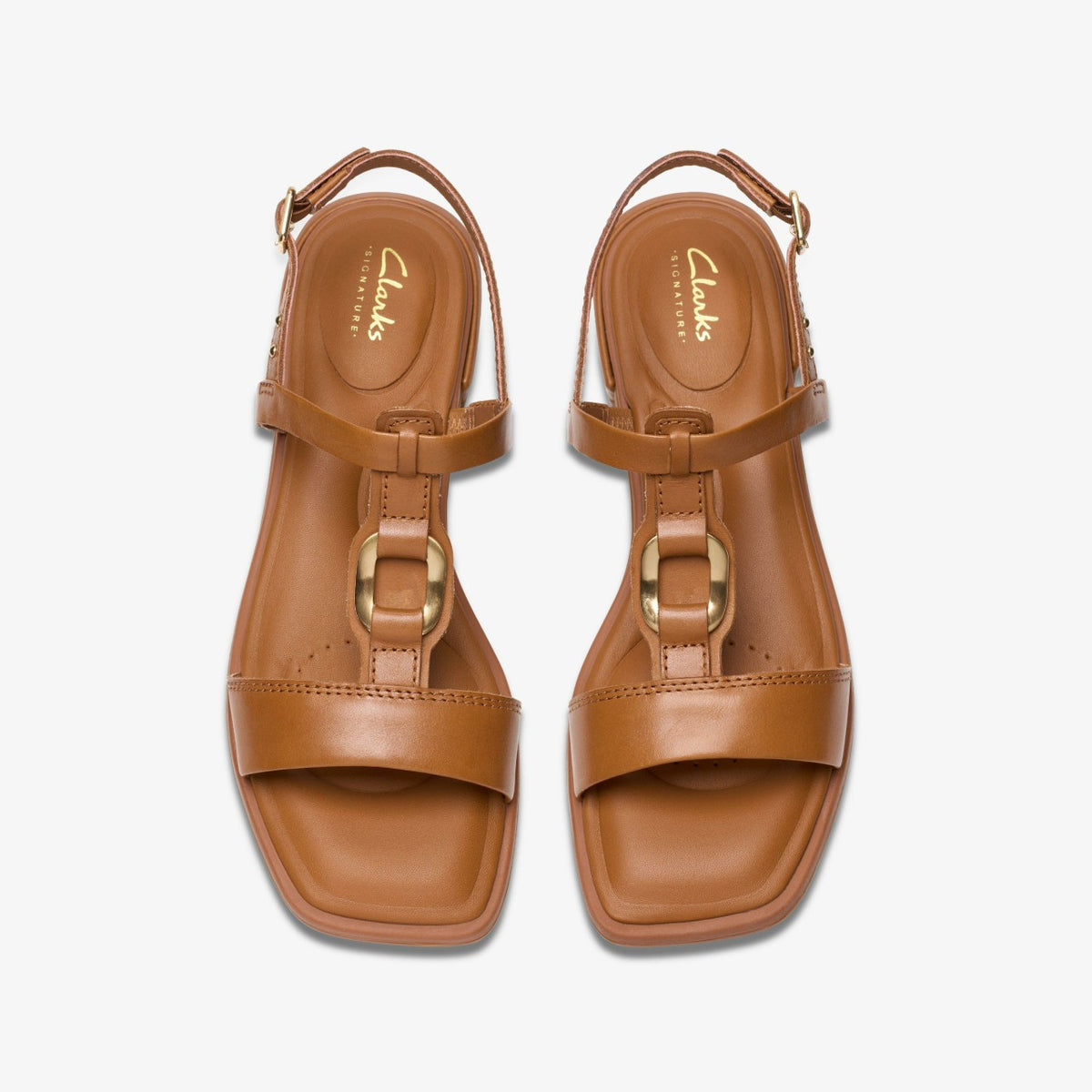 Clarks Ariany Sling Tan Leather