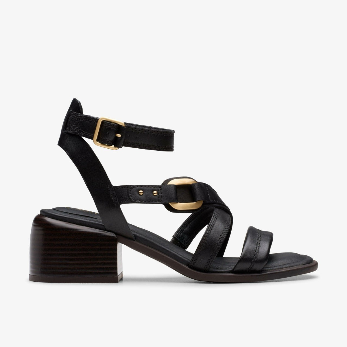 Clarks Morwyn Strap Black Leather